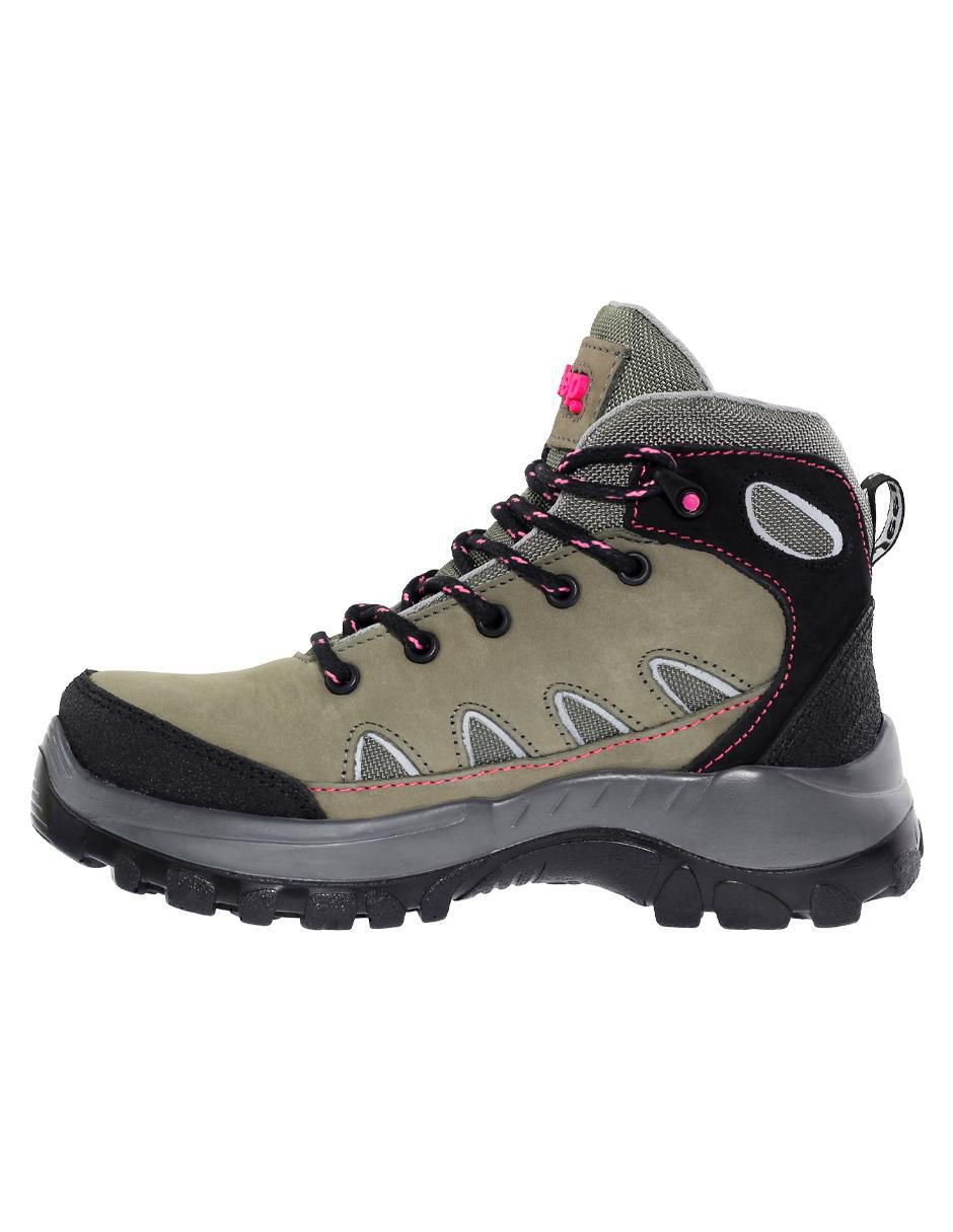 Bota al tobillo de piel para mujer 4