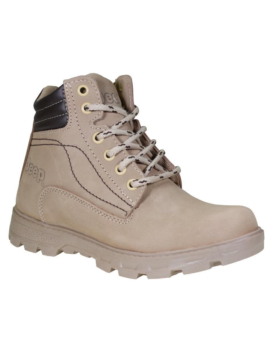 Bota al tobillo de piel para mujer