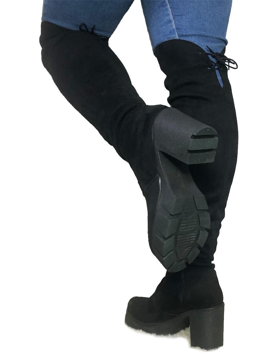 Bota arriba de la rodilla Biker Andromeda para mujer 4