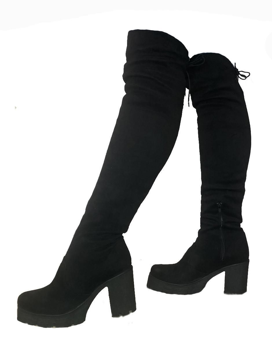 Bota arriba de la rodilla Biker Andromeda para mujer 6
