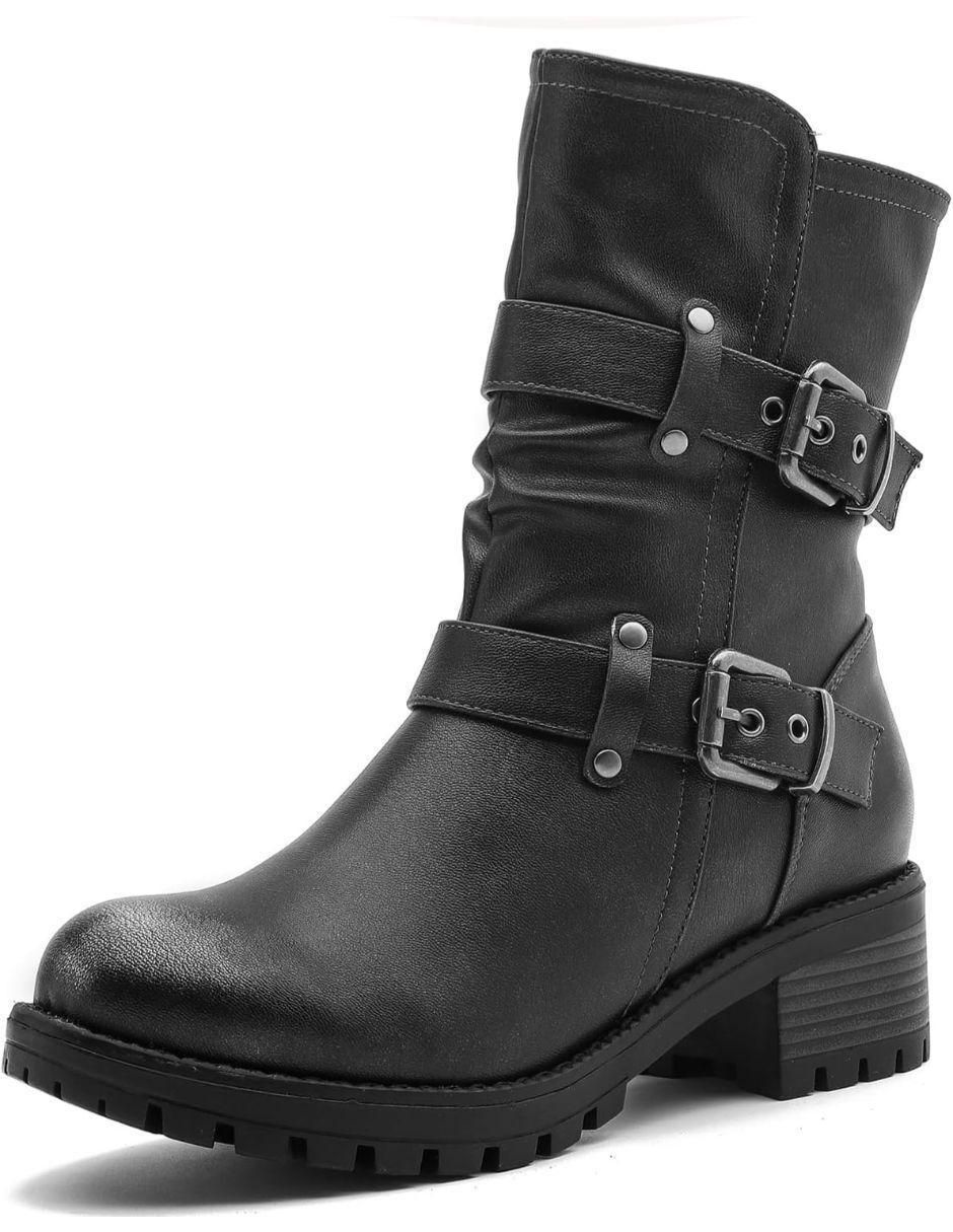 Bota abajo de la rodilla para mujer