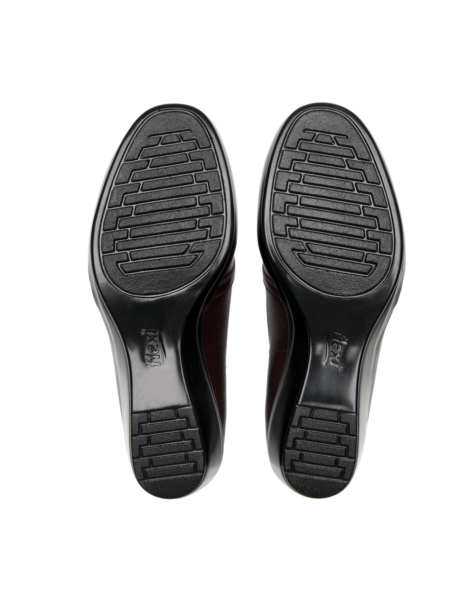 Zapato Semivestir de piel para mujer 6