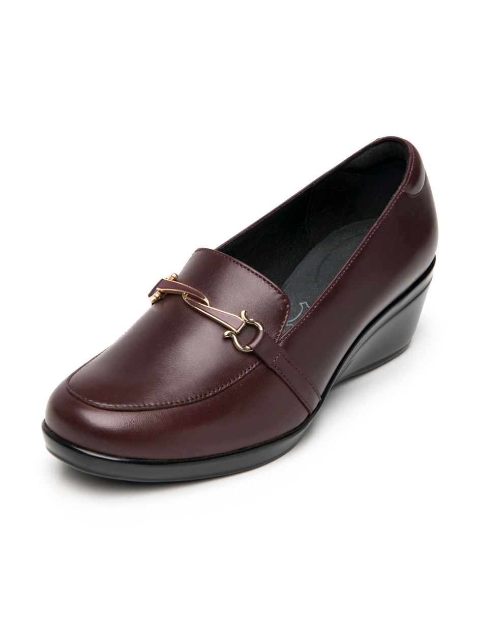 Zapato Semivestir de piel para mujer 9