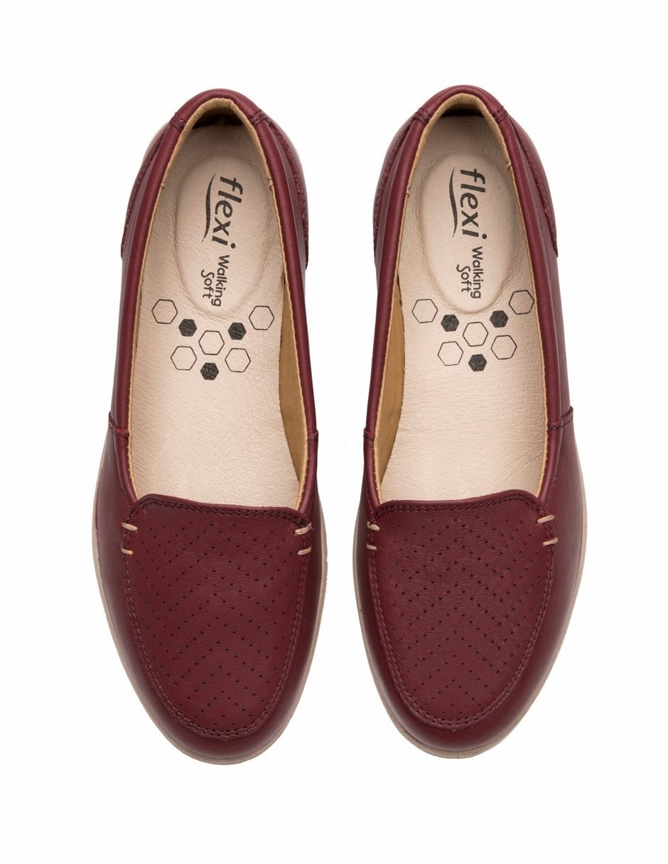 Mocasín de piel para mujer 4