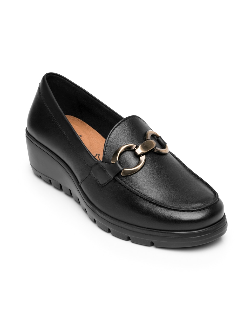 Mocasín de piel para mujer 1