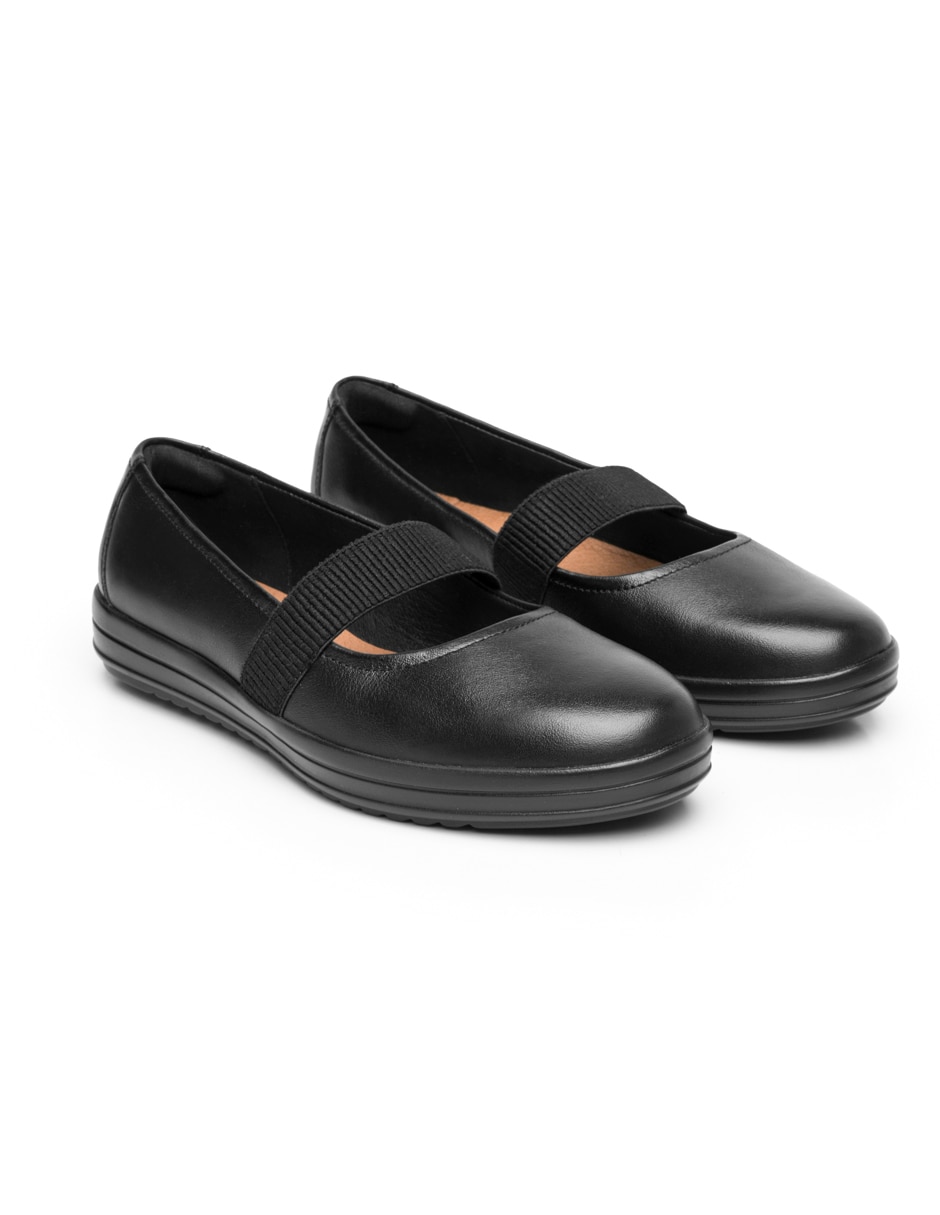 Balerina de piel para mujer 8