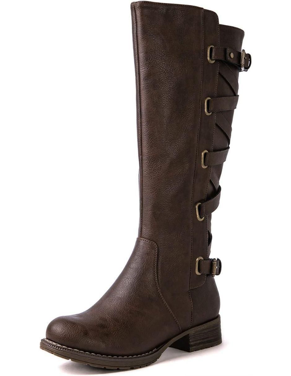 Bota abajo de la rodilla para mujer
