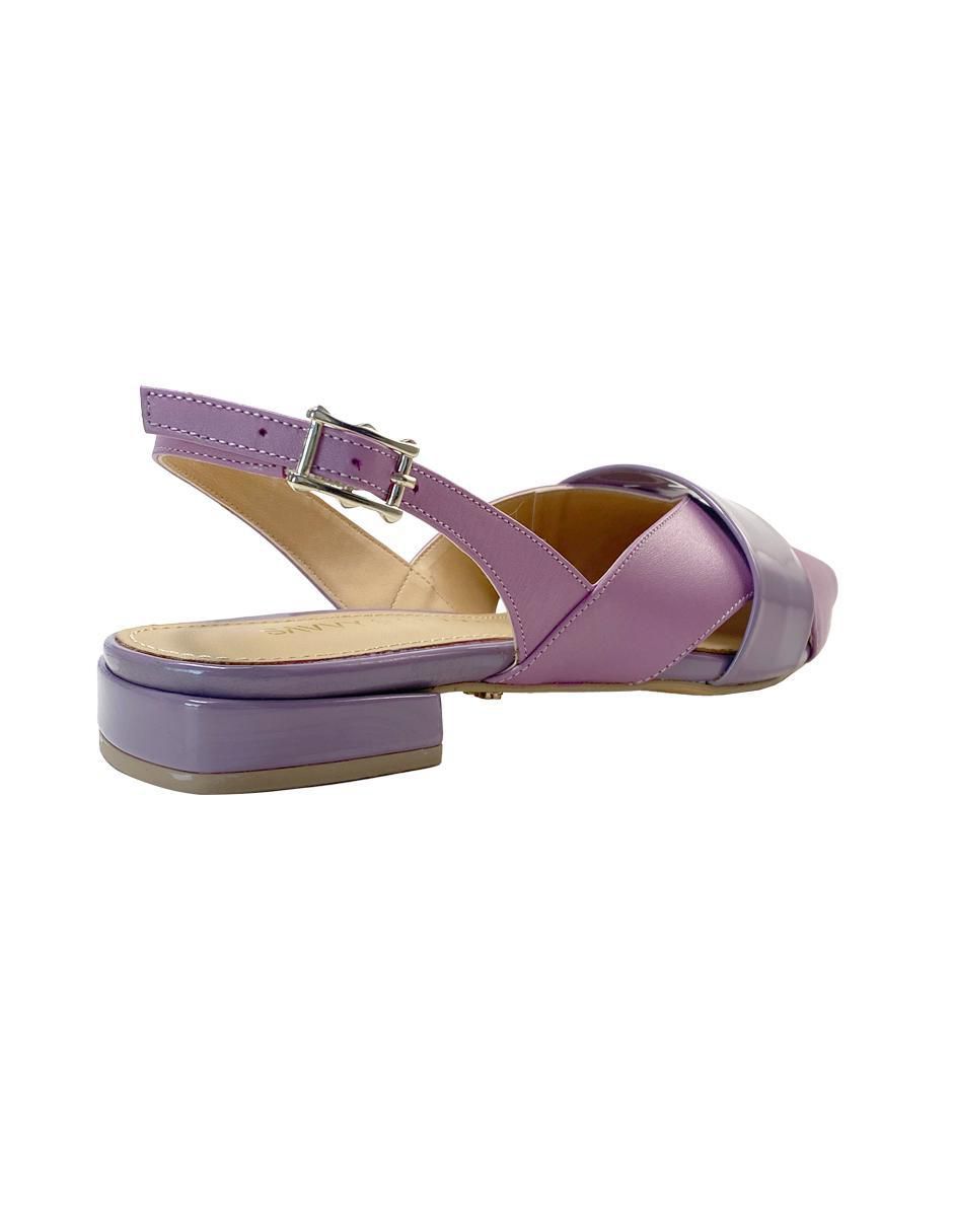Balerina de piel para mujer 4