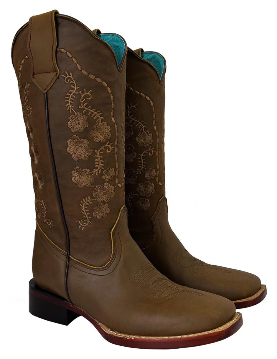 Boots Botas Mujer Media Pierna Bota Cowboy Media Pierna Botas De