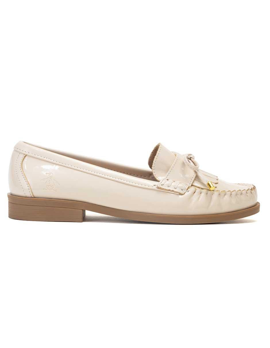 Mocasín Malva de charol para mujer 2