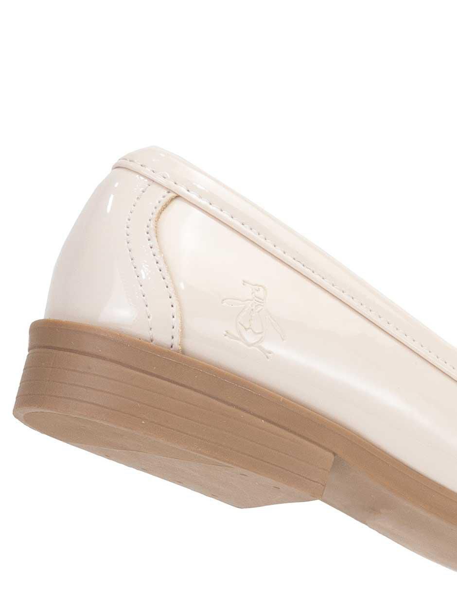 Mocasín Malva de charol para mujer 9