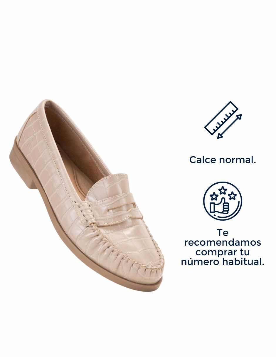 Mocasín Bruna de charol para mujer 4
