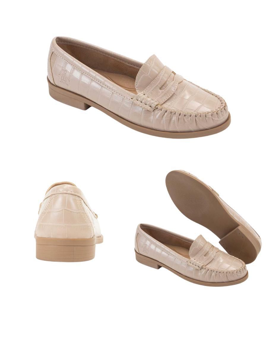 Mocasín Bruna de charol para mujer 8
