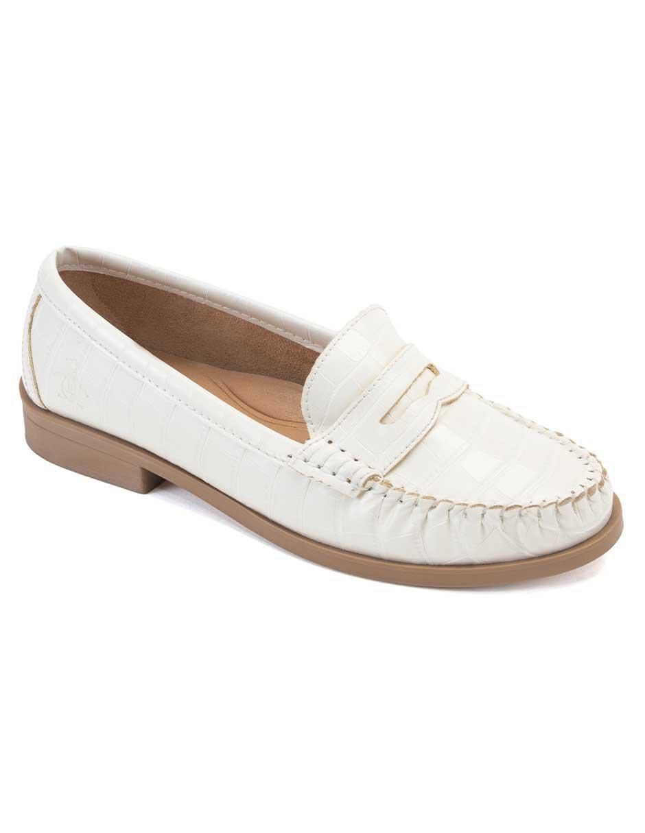 Mocasín Bruna de charol para mujer