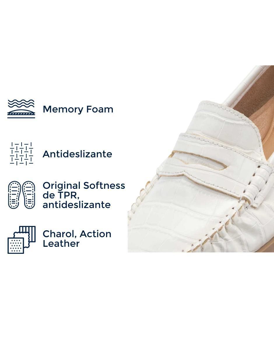 Mocasín Bruna de charol para mujer 5
