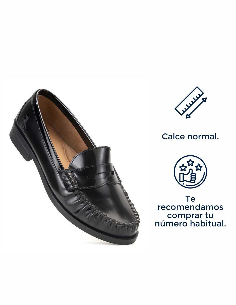Mocasín Bruna de charol para mujer 4