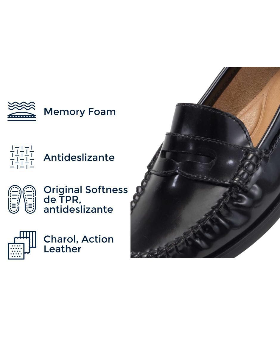 Mocasín Bruna de charol para mujer 5