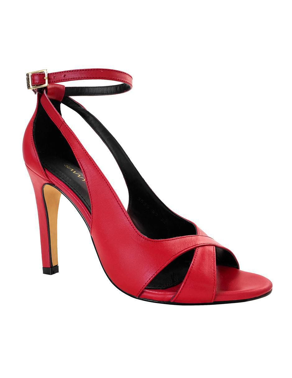 Zapatilla de piel