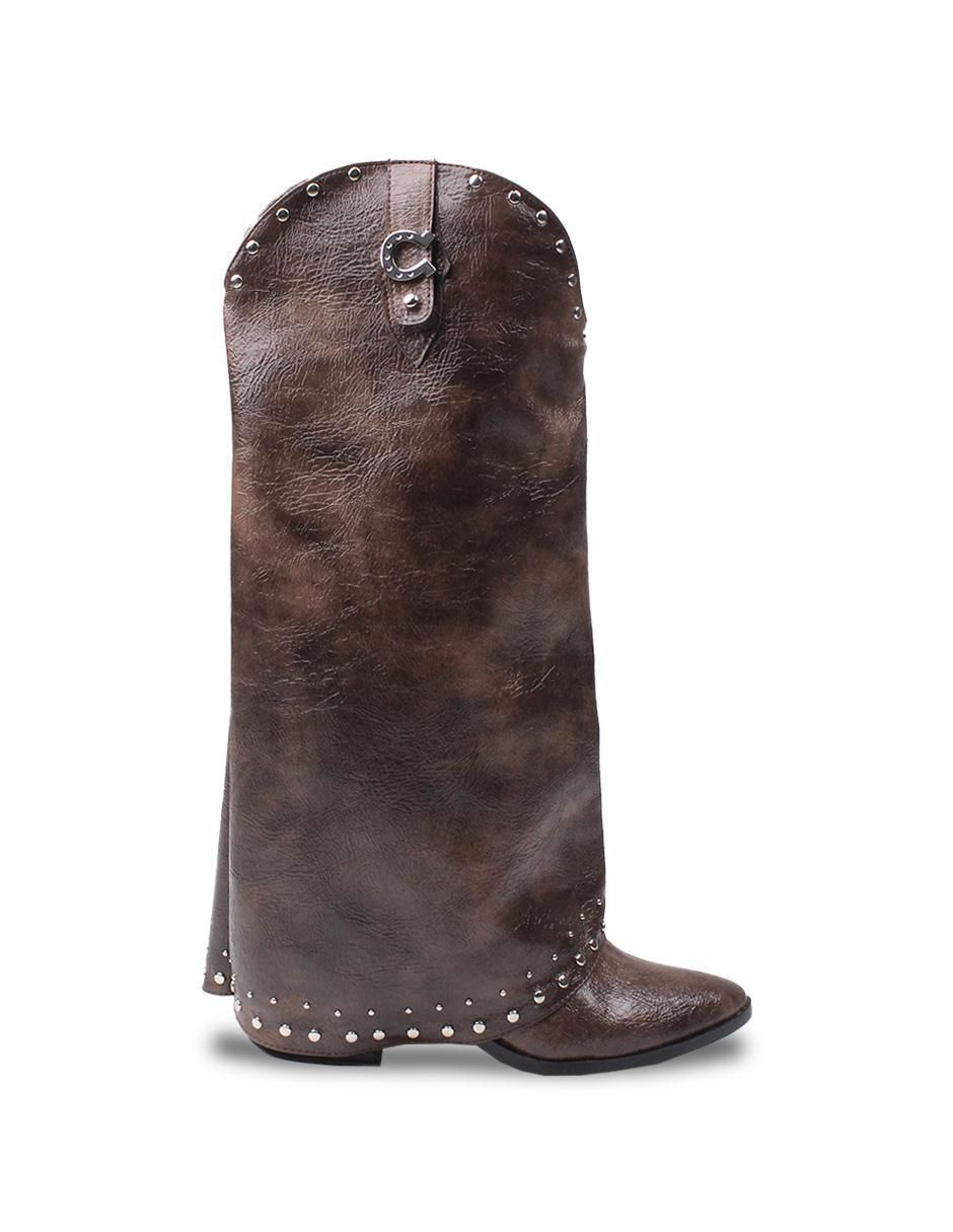 Bota Cowboy media pierna para mujer