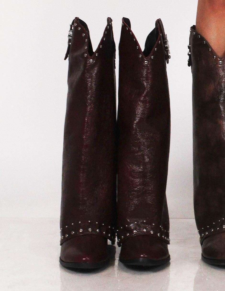 Bota Cowboy media pierna para mujer 5