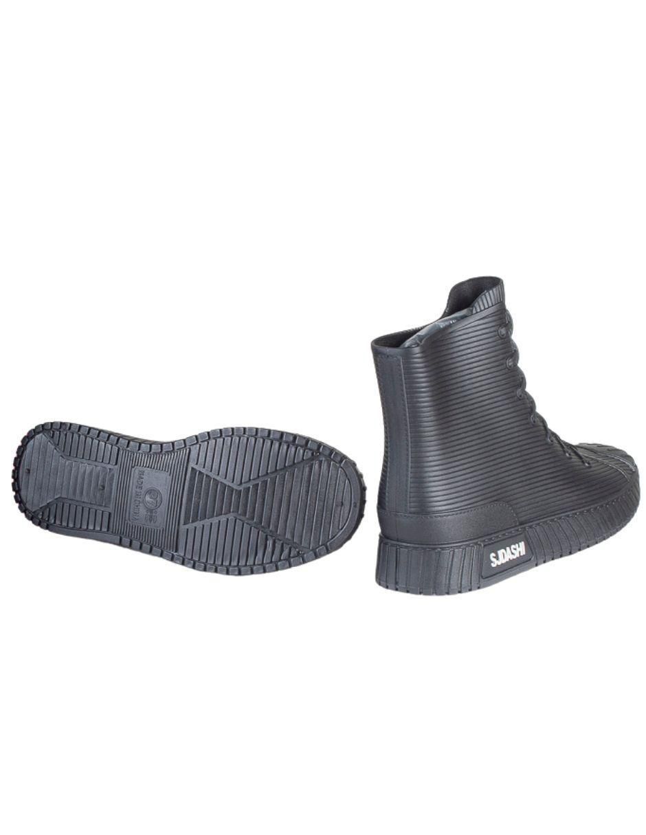 Bota para lluvia arriba del tobillo para mujer 4