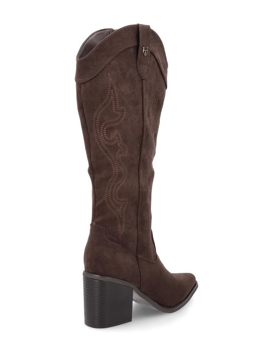 Bota cowboy abajo de la rodilla para mujer 5