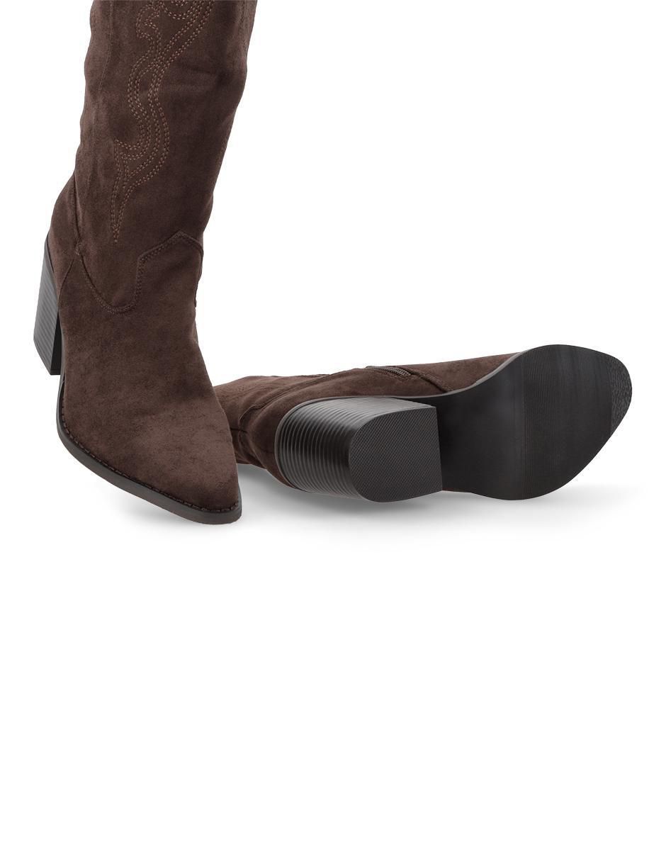Bota cowboy abajo de la rodilla para mujer 6