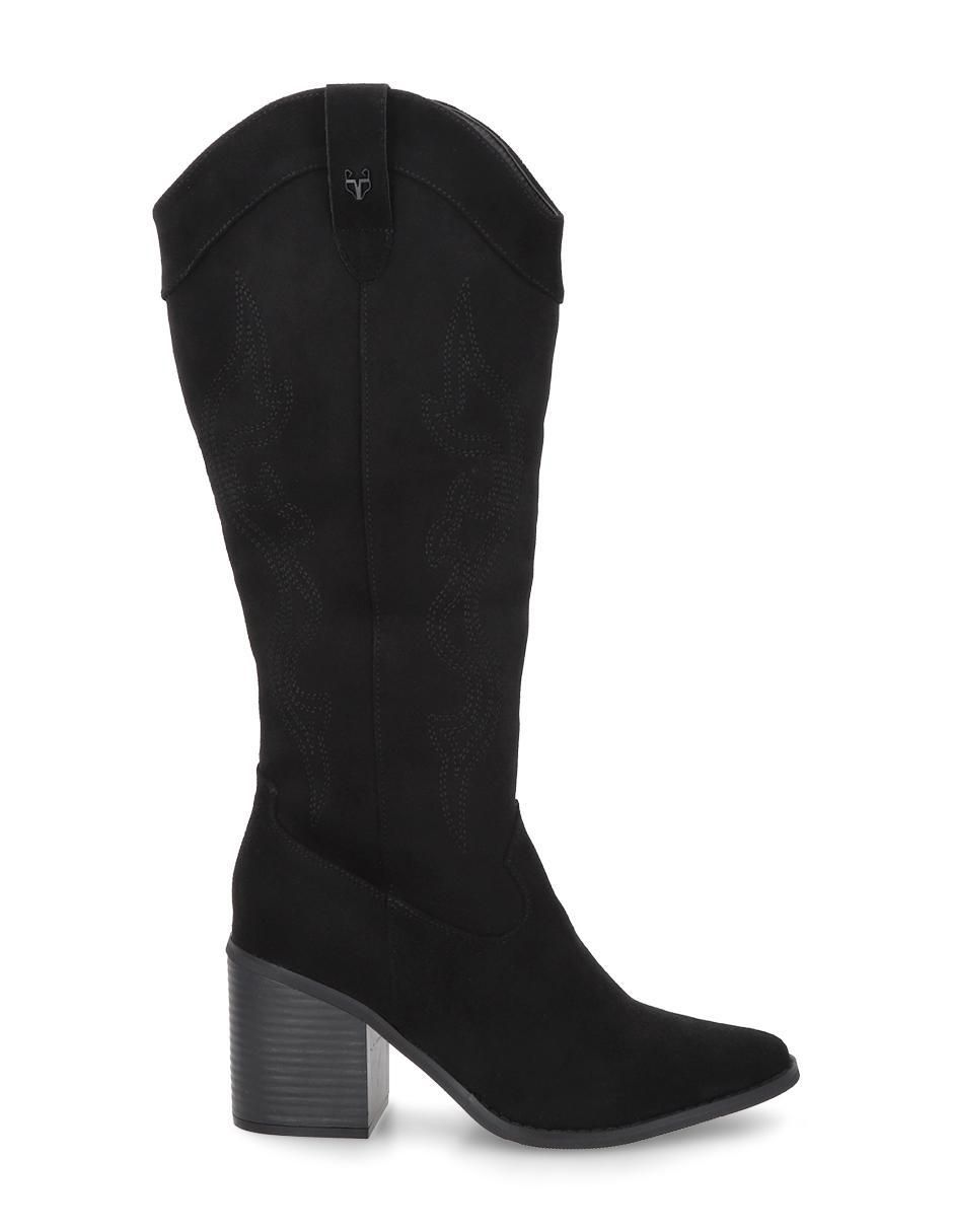 Bota cowboy media pierna para mujer 2