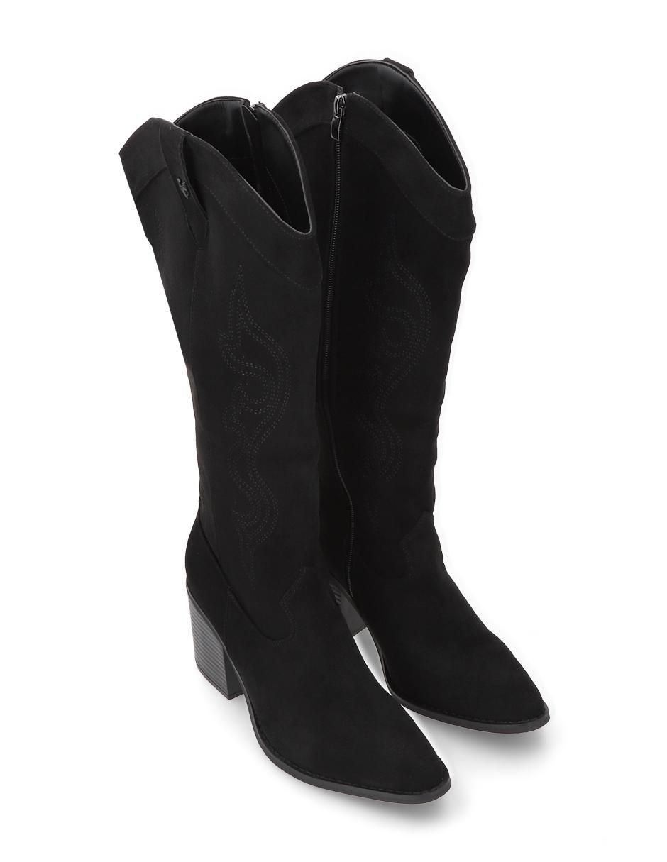 Bota cowboy media pierna para mujer 3