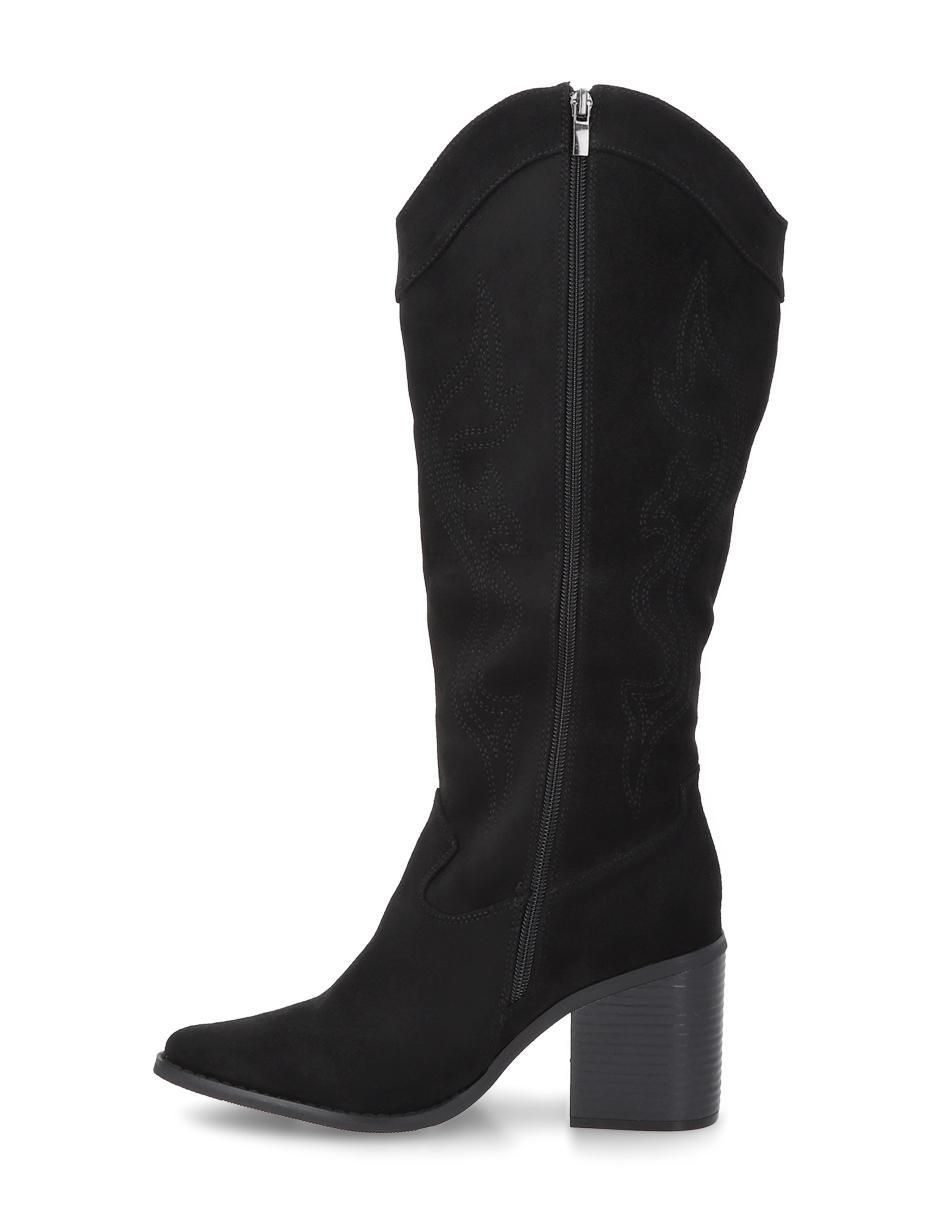 Bota cowboy media pierna para mujer 4