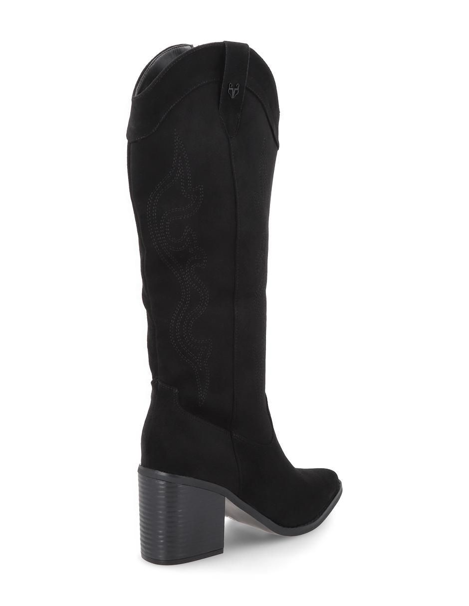 Bota cowboy media pierna para mujer 5