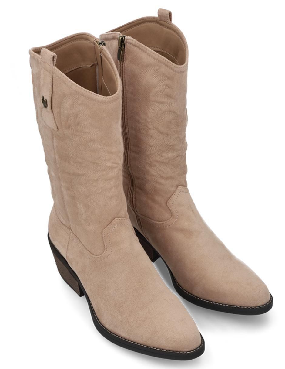 Bota cowboy media pierna para mujer 3