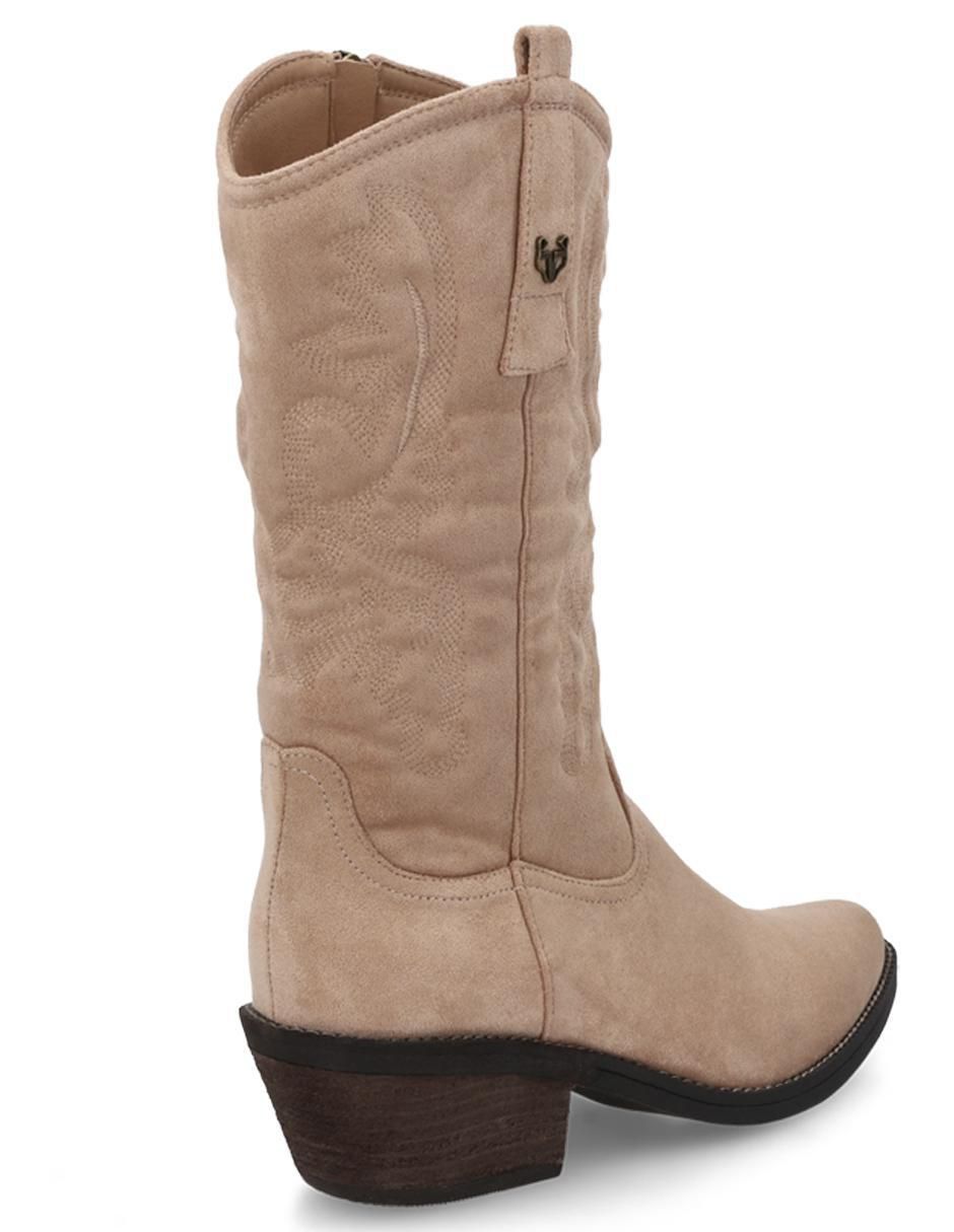 Bota cowboy media pierna para mujer 5