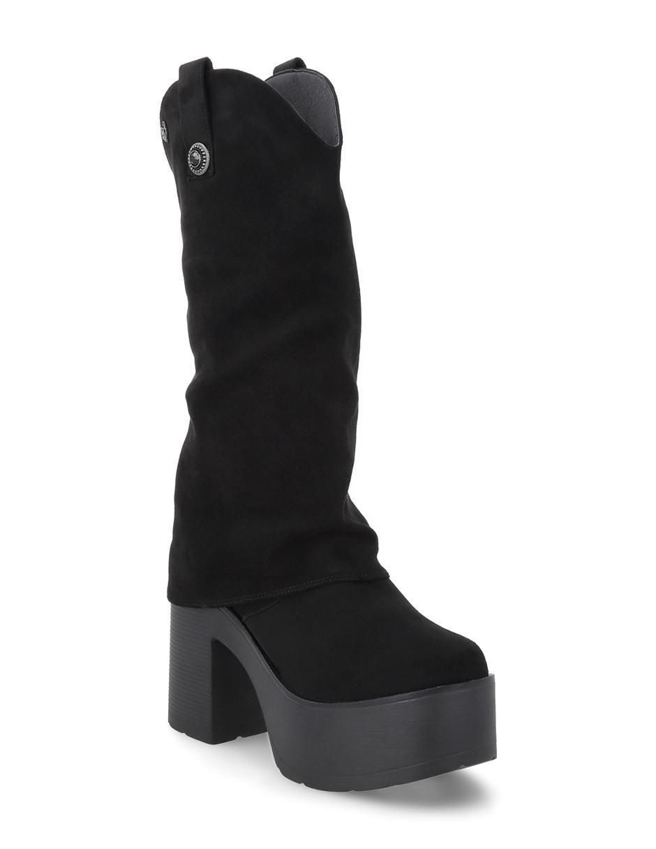 Bota media pierna para mujer