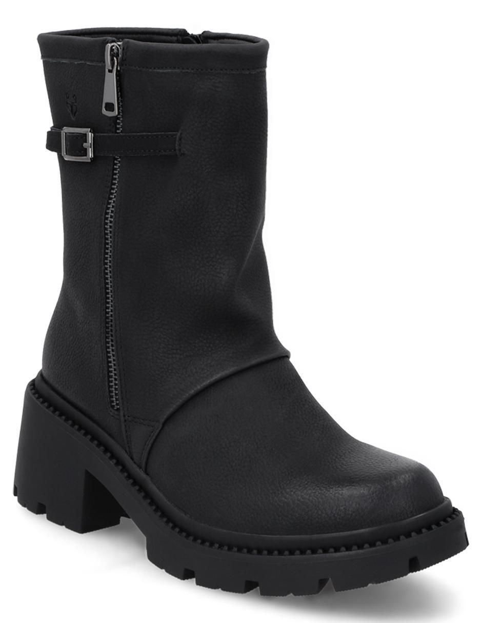 Bota combat arriba del tobillo para mujer