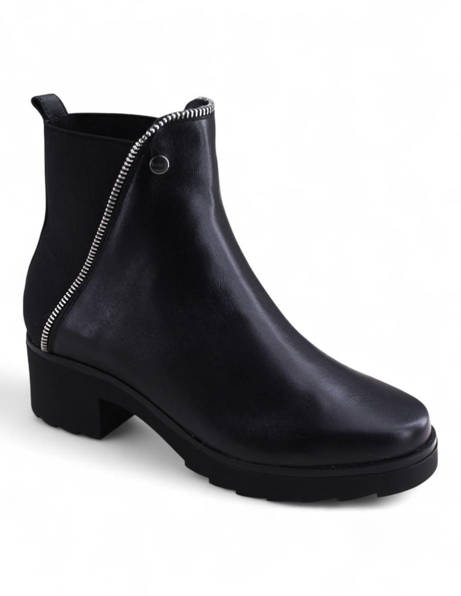 Bota arriba del tobillo Cleo de piel para mujer Bota arriba del tobillo Cleo de piel para mujer