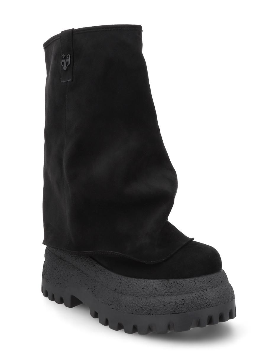 Bota media pierna para mujer