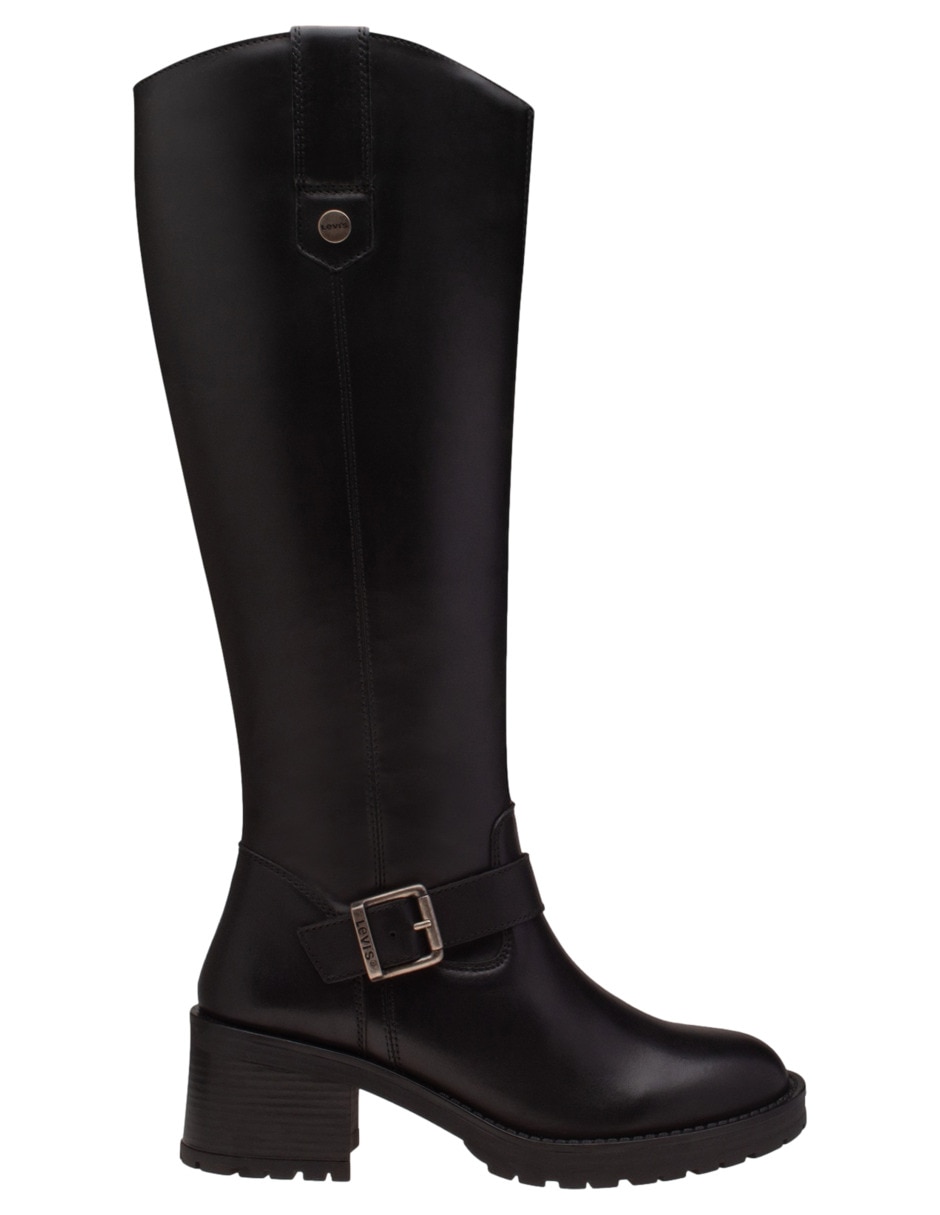 Bota abajo de la rodilla Grace de piel para mujer 2