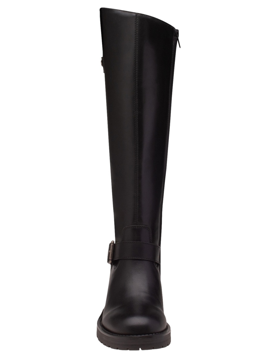 Bota abajo de la rodilla Grace de piel para mujer 3