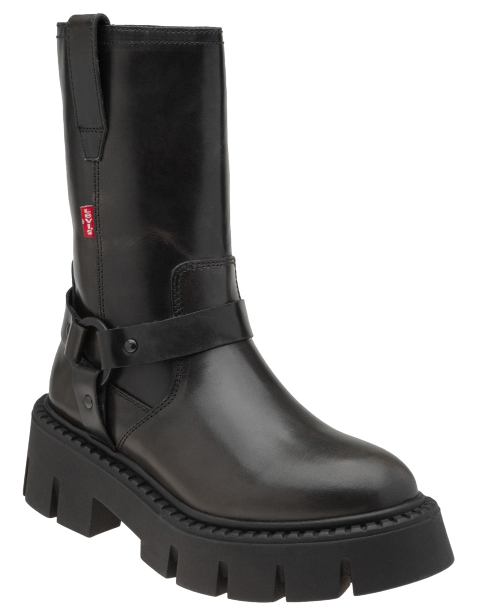Bota arriba del tobillo Aria de piel para mujer Bota arriba del tobillo Aria de piel para mujer