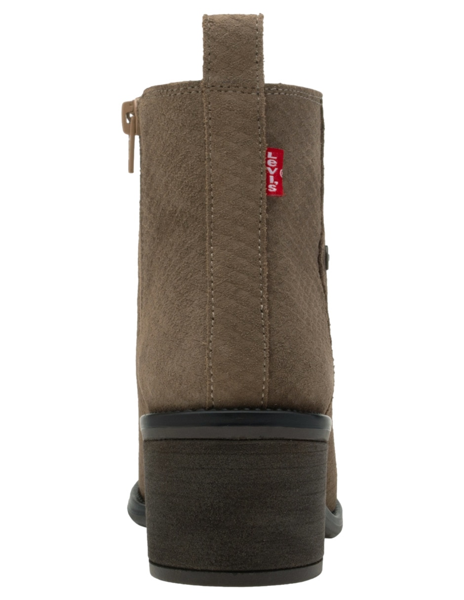 Bota arriba del tobillo Lyssa de piel para mujer 4