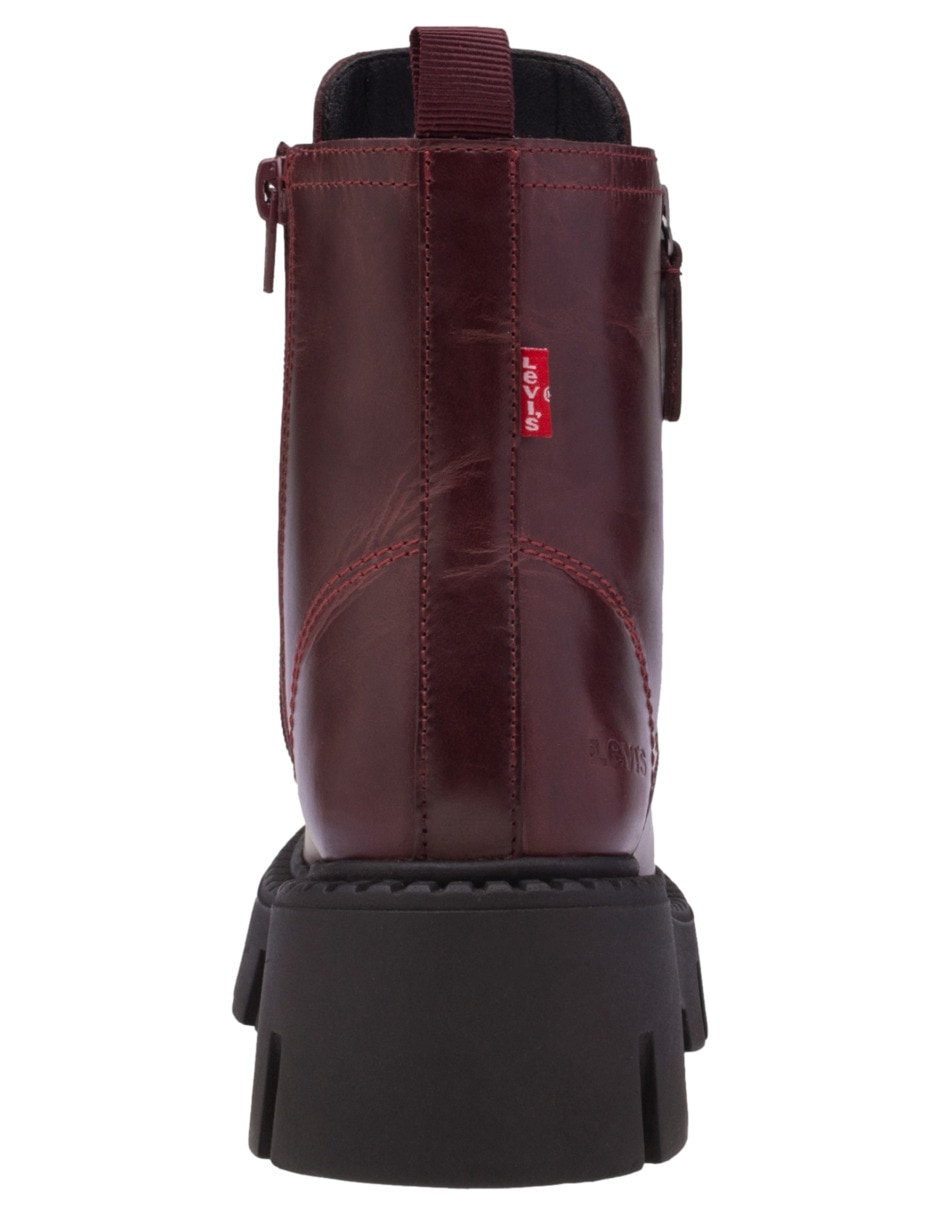 Bota arriba del tobillo Aria de piel para mujer 4