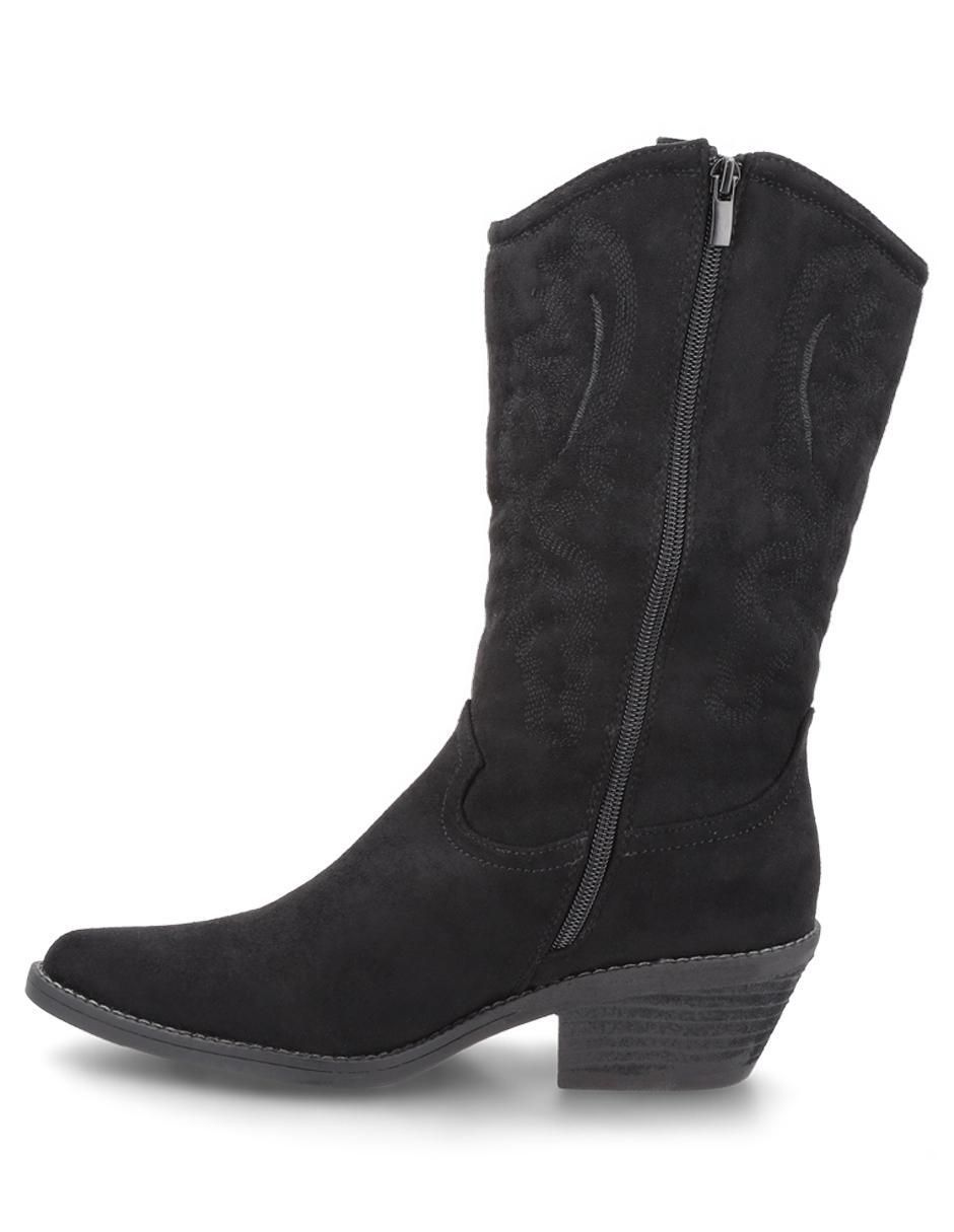 Bota cowboy media pierna para mujer 4