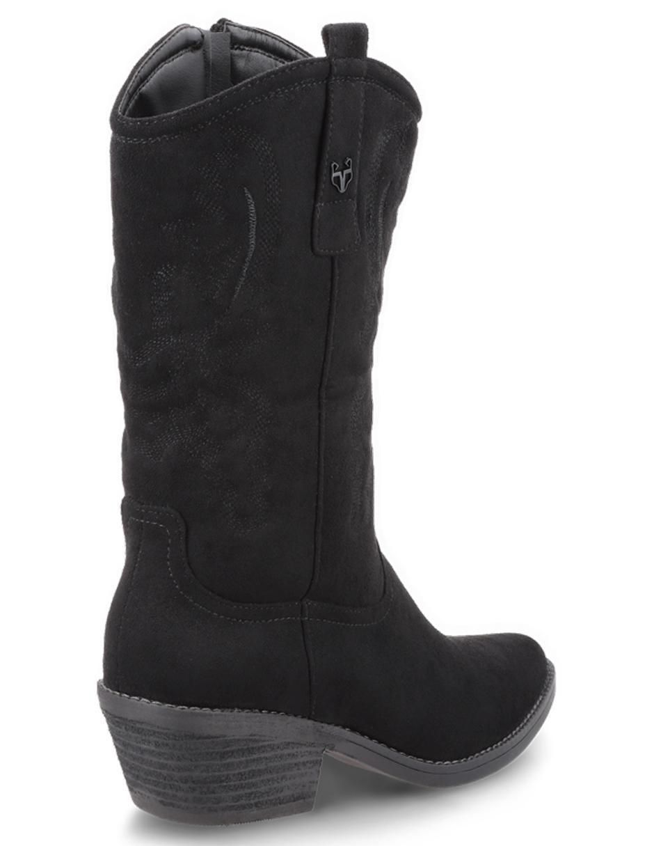 Bota cowboy media pierna para mujer 5