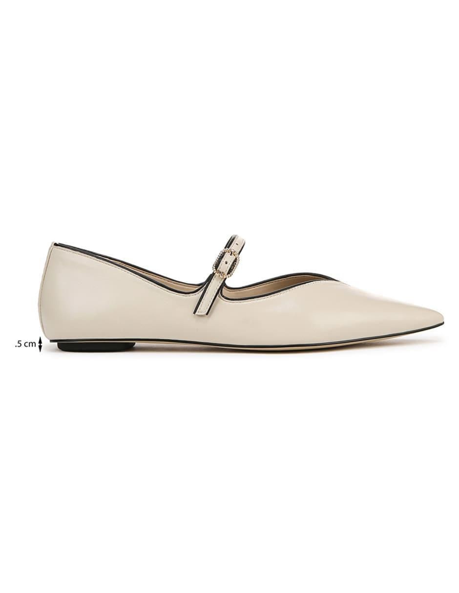 Balerina de piel para mujer 8