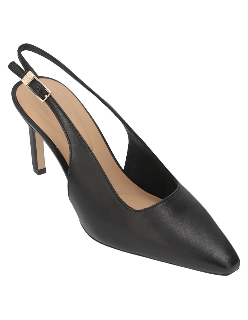 Zapatilla de piel