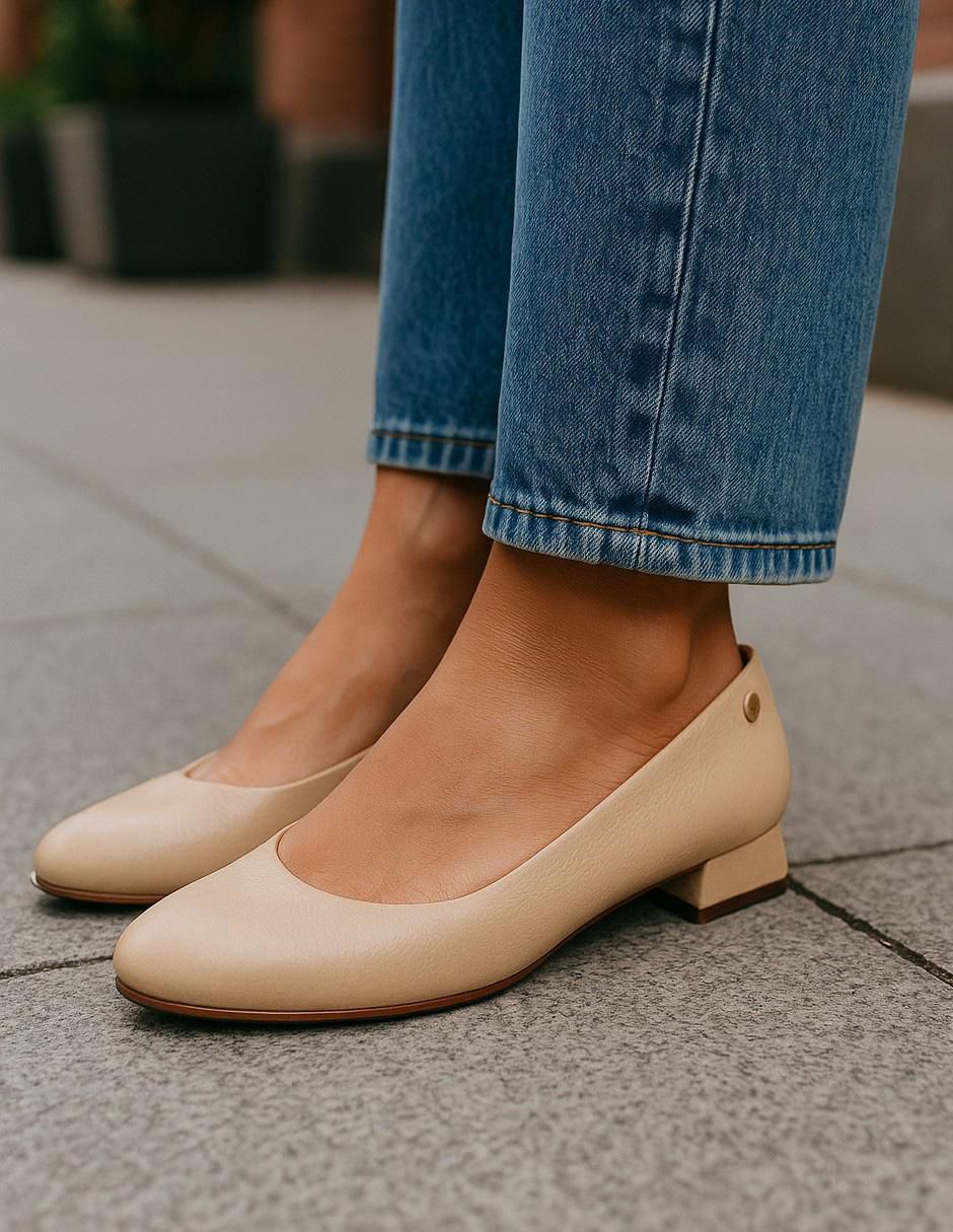Balerina Coco 01 de piel para mujer 4