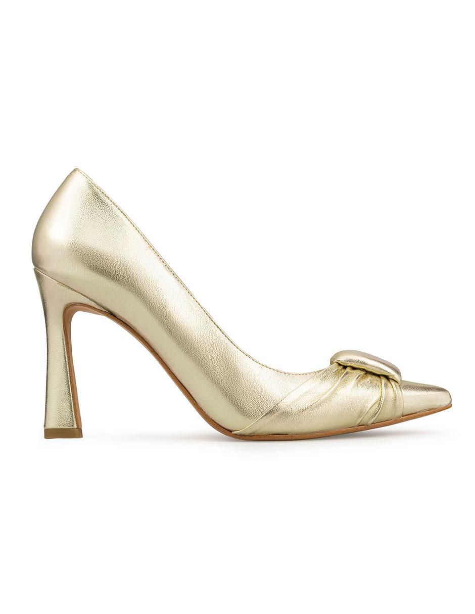 Zapatilla de piel