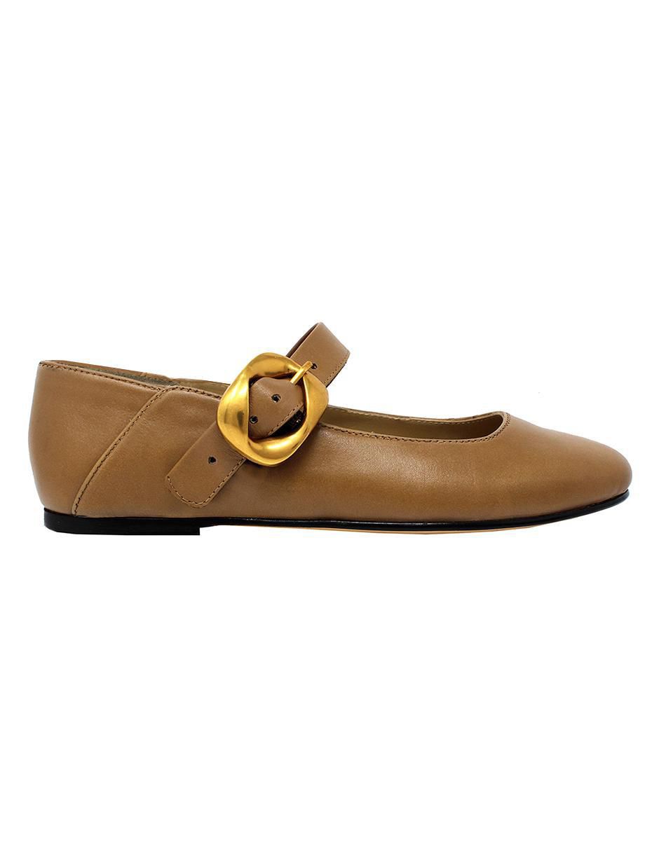 Balerina Lola de piel para mujer 2
