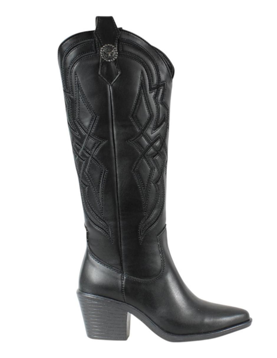 Bota cowboy abajo de la rodilla para mujer
